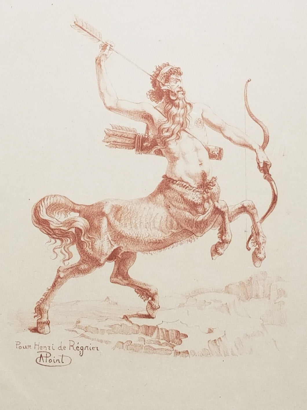 Le Centaure Chiron (pour H. de Régnier). 1896.