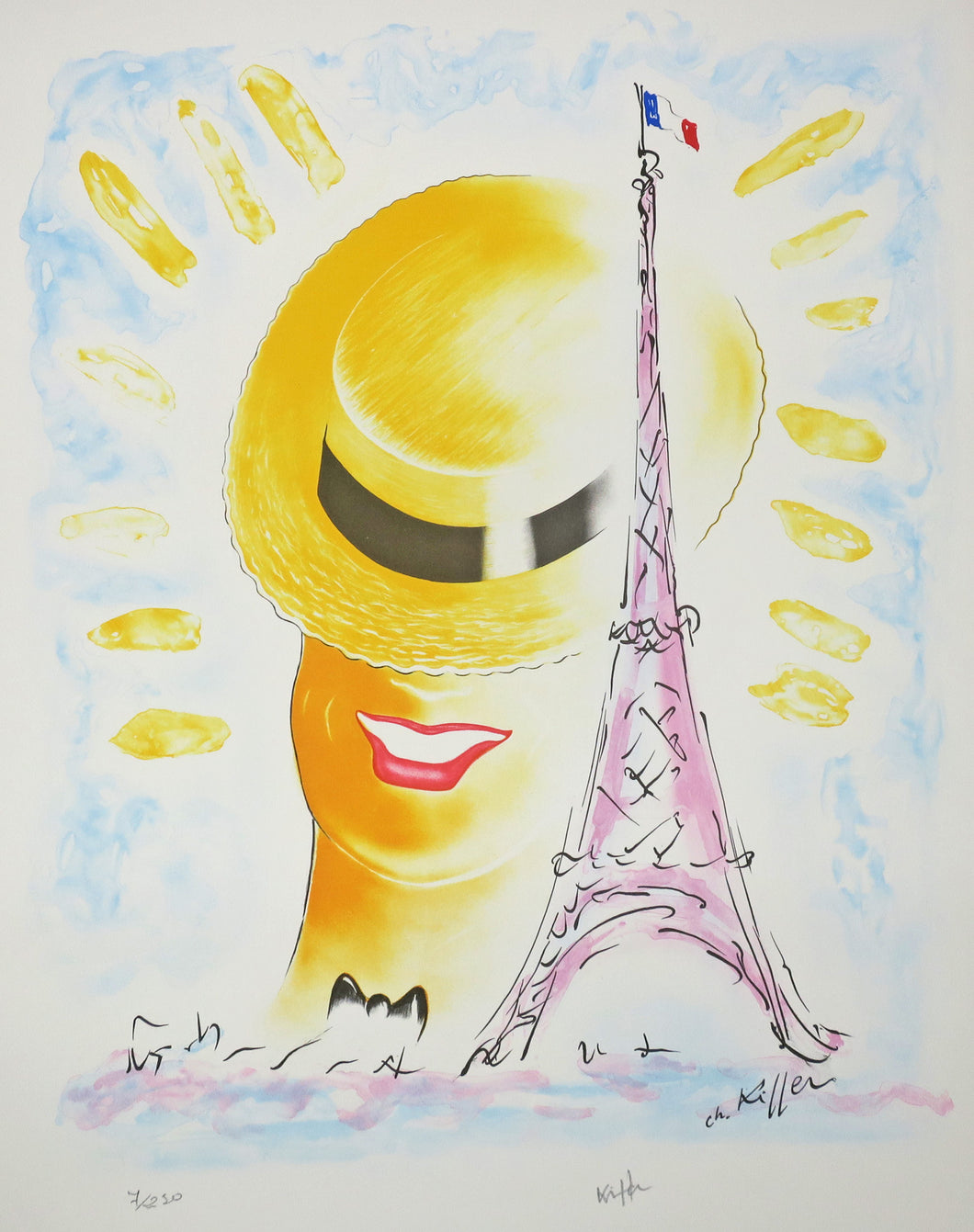 Maurice Chevalier à la Tour Eiffel II.