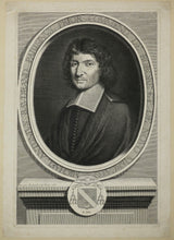 Charger l&#39;image dans la galerie, Portrait de Michel Antoine Baudrand, prieur de Rouvre, géographe français, (1633-1700).  1681.
