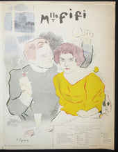 Charger l&#39;image dans la galerie, Programme pour le Théâtre Libre: &quot;L&#39;âme Invisible&quot; et &quot;Mademoiselle Fifi&quot;, Saison 1895-1896.
