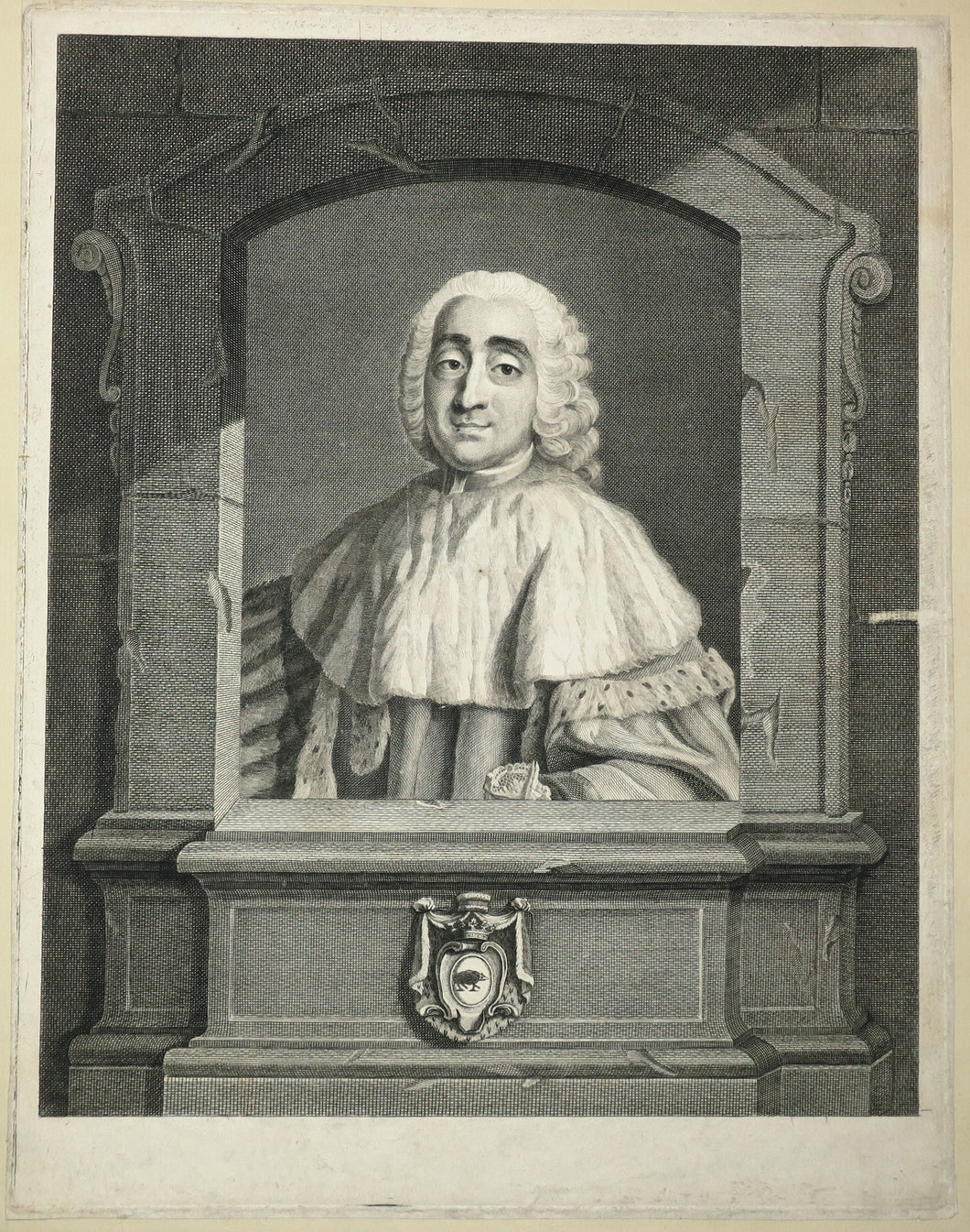 Portrait de René Nicolas Charles Augustin de Maupeou (1714-1792), Premier président au Parlement, Chancelier et Garde des Sceaux.