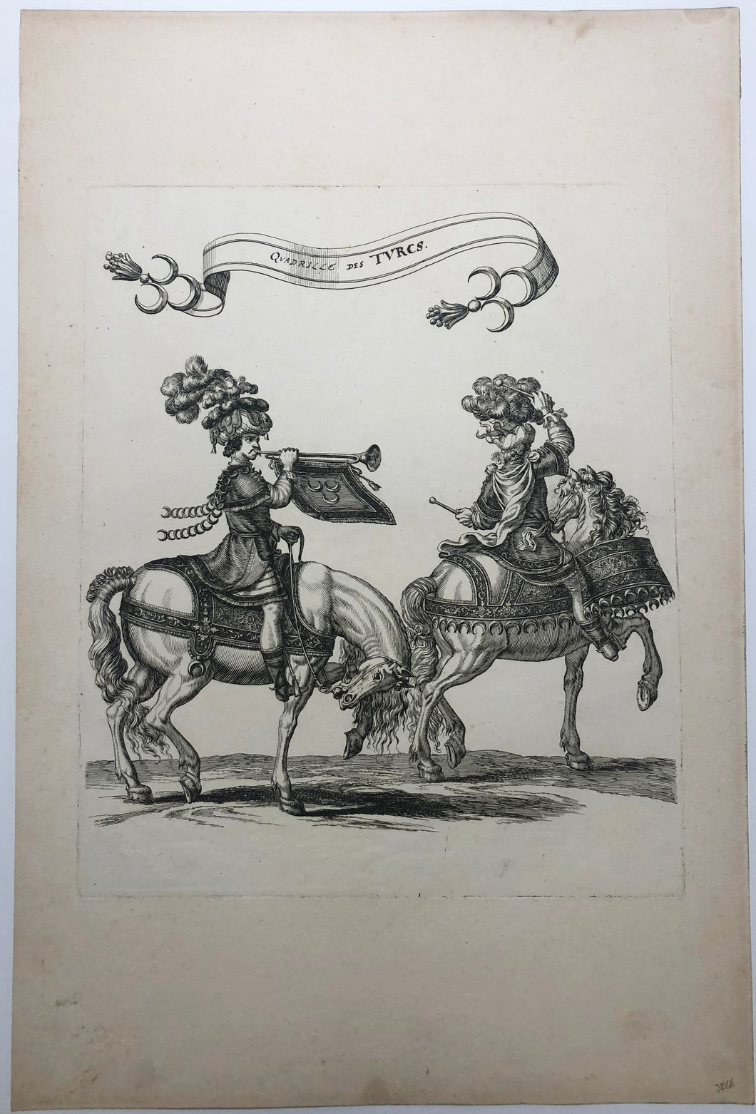 Quadrille des Turcs [Troisième Quadrille].  1670.