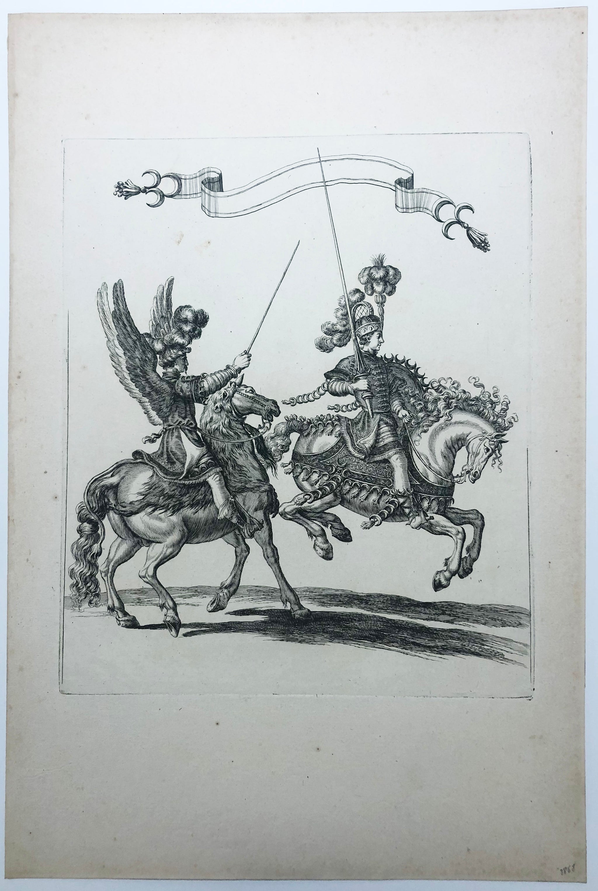 Quadrille des Turcs [Troisième Quadrille].  1670.