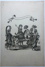 Charger l&#39;image dans la galerie, Quadrille des Turcs [Troisième Quadrille].  1670.
