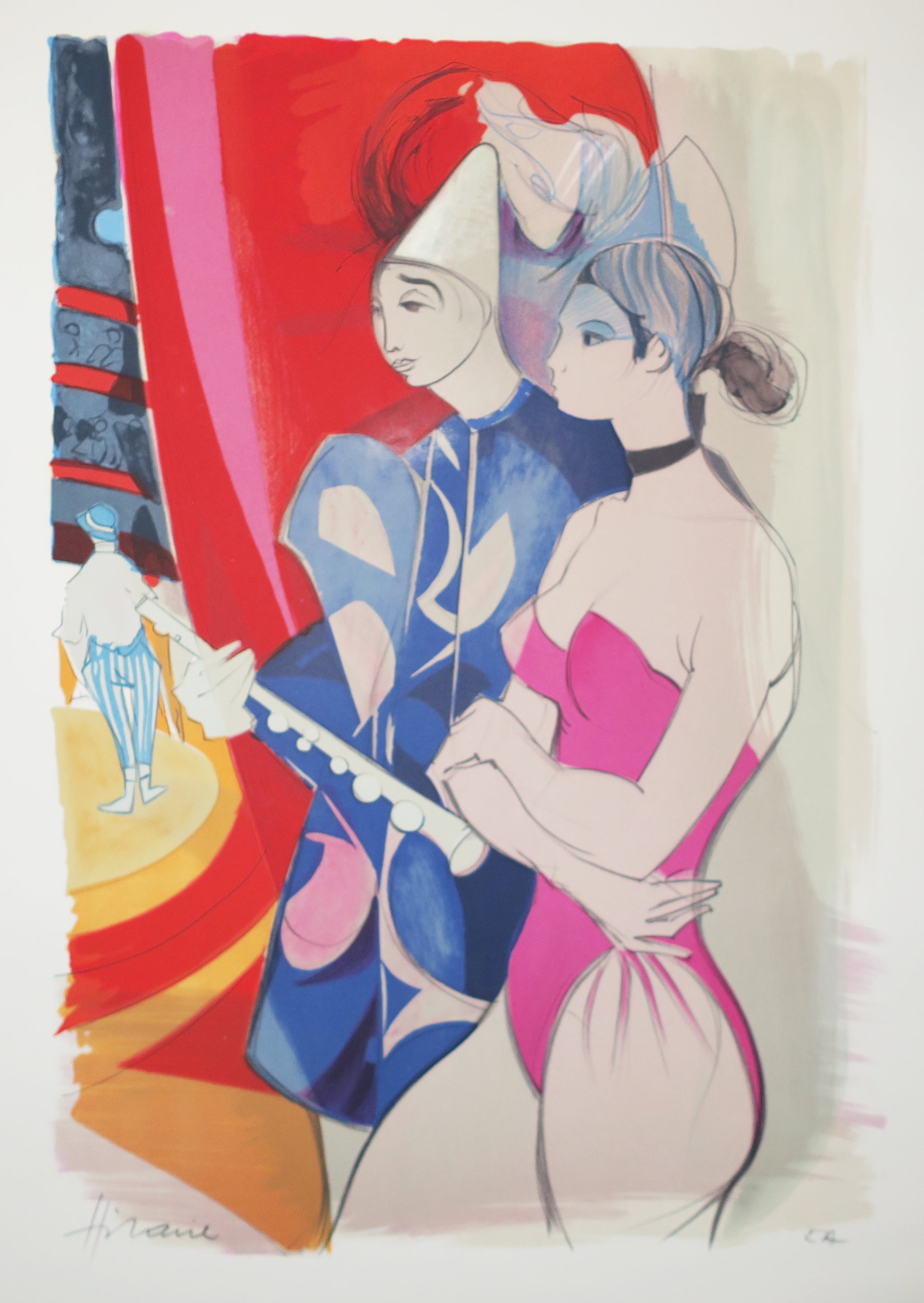 [Dans les coulisses du cirque].  c.1974.