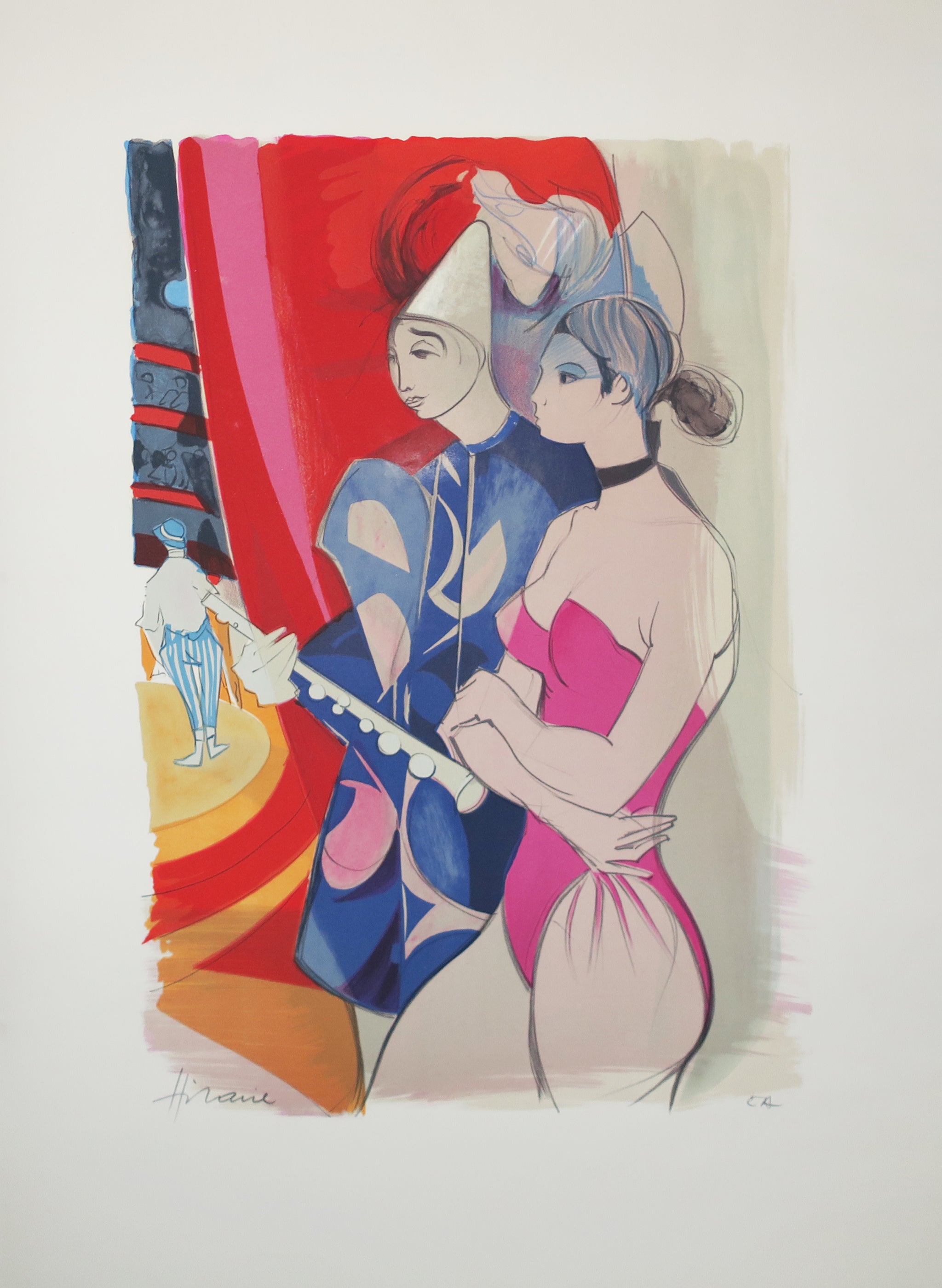 [Dans les coulisses du cirque].  c.1974.