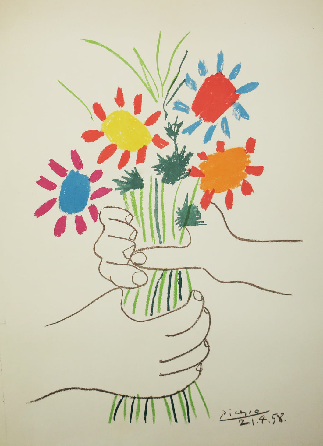Le bouquet.  1958.