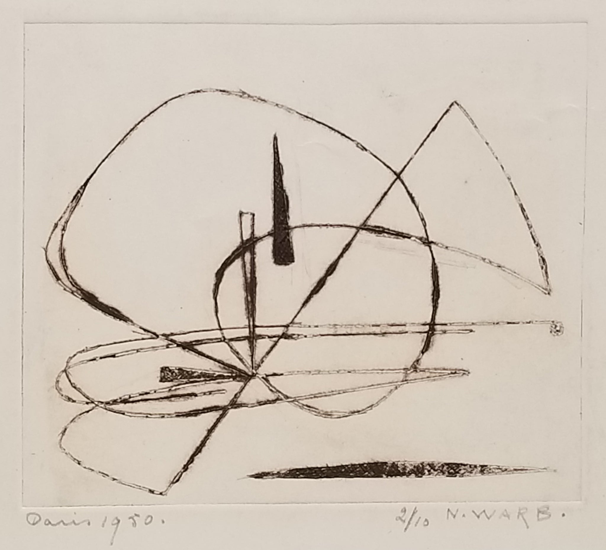[Composition abstraite]. 1950.