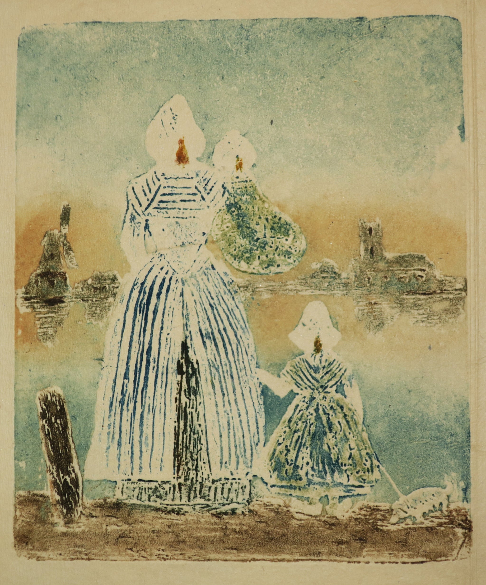 [Famille hollandaise de dos].