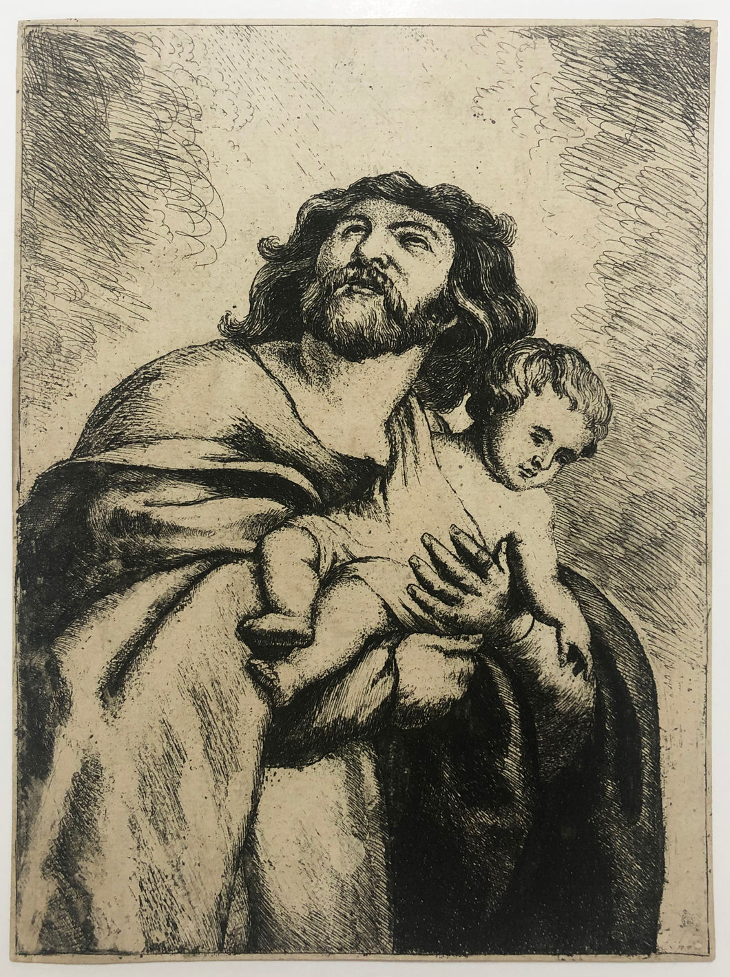 Saint Joseph et l'Enfant Jésus.