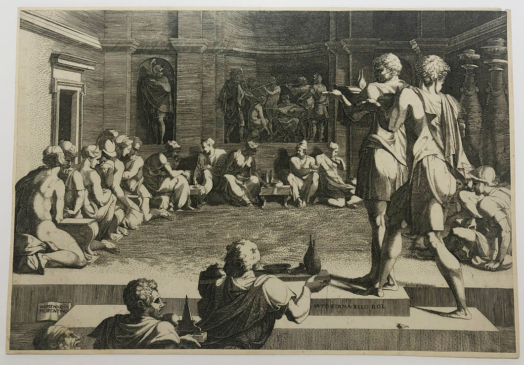 Le Banquet d'Alexandre le Grand.  1540-1550.