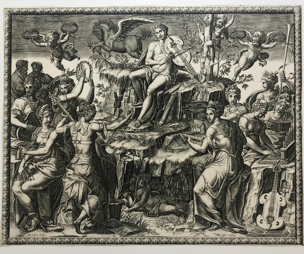 Apollon et les Muses.  1563.