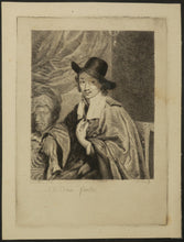 Charger l&#39;image dans la galerie, Autoportrait d&#39;Adriaen van Ostade, peintre de genre et graveur hollandais, né à Haarlem en 1610 et mort en 1684.
