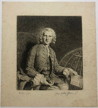 Charger l&#39;image dans la galerie, Portrait du Magister Georg Gottfried Glume, le frère cadet de l&#39;artiste.  1750.

