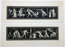 Charger l&#39;image dans la galerie, Frises aux motifs à l&#39;Antique.  c.1780.
