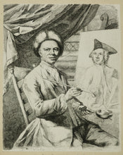 Charger l&#39;image dans la galerie, Portrait de Jan Maurits Quinckhard (1688-1771) devant son chevalet, peintre néerlandais et collectionneur d&#39;art.  1756.
