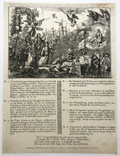 Charger l&#39;image dans la galerie, Allégorie de la nomination de Guillaume IV en tant que Gouverneur de la République. [Afbeelding der Vreugde...by de aanstelling van Zyne Doorluchte]. 1747.
