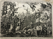 Charger l&#39;image dans la galerie, Allégorie de la nomination de Guillaume IV en tant que Gouverneur de la République. [Afbeelding der Vreugde...by de aanstelling van Zyne Doorluchte]. 1747.
