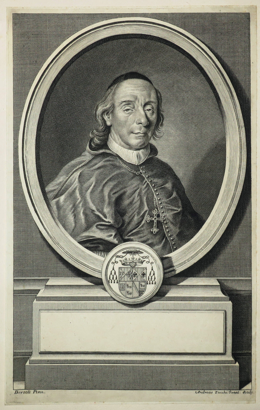 Portrait d'Anton Falchius Cardonius, Archevêque Valentin.