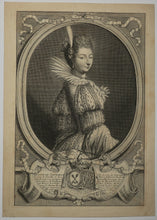 Charger l&#39;image dans la galerie, Portrait de Jeanne de Scépeaux, épouse d&#39;Henri de Gondi.  1705.
