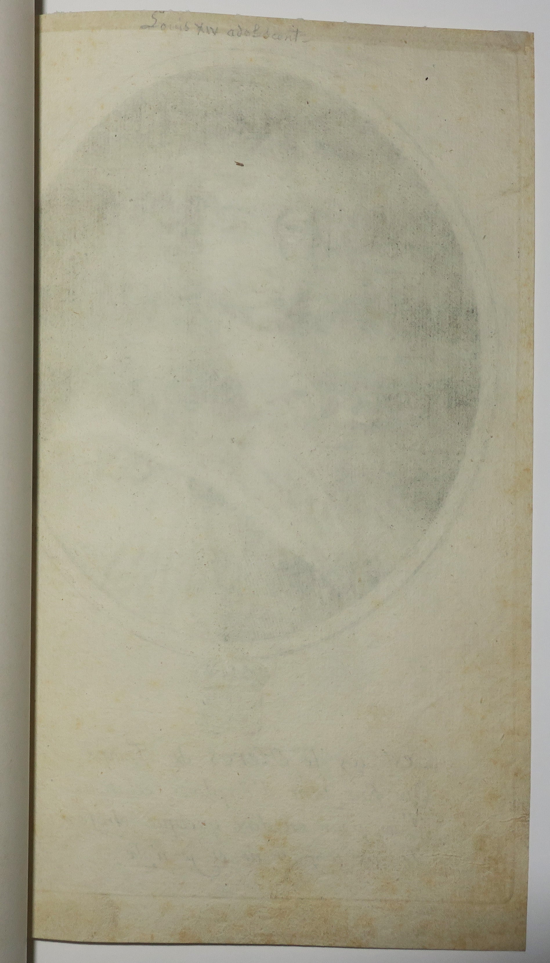 Portrait de Louis XIV adolescent.