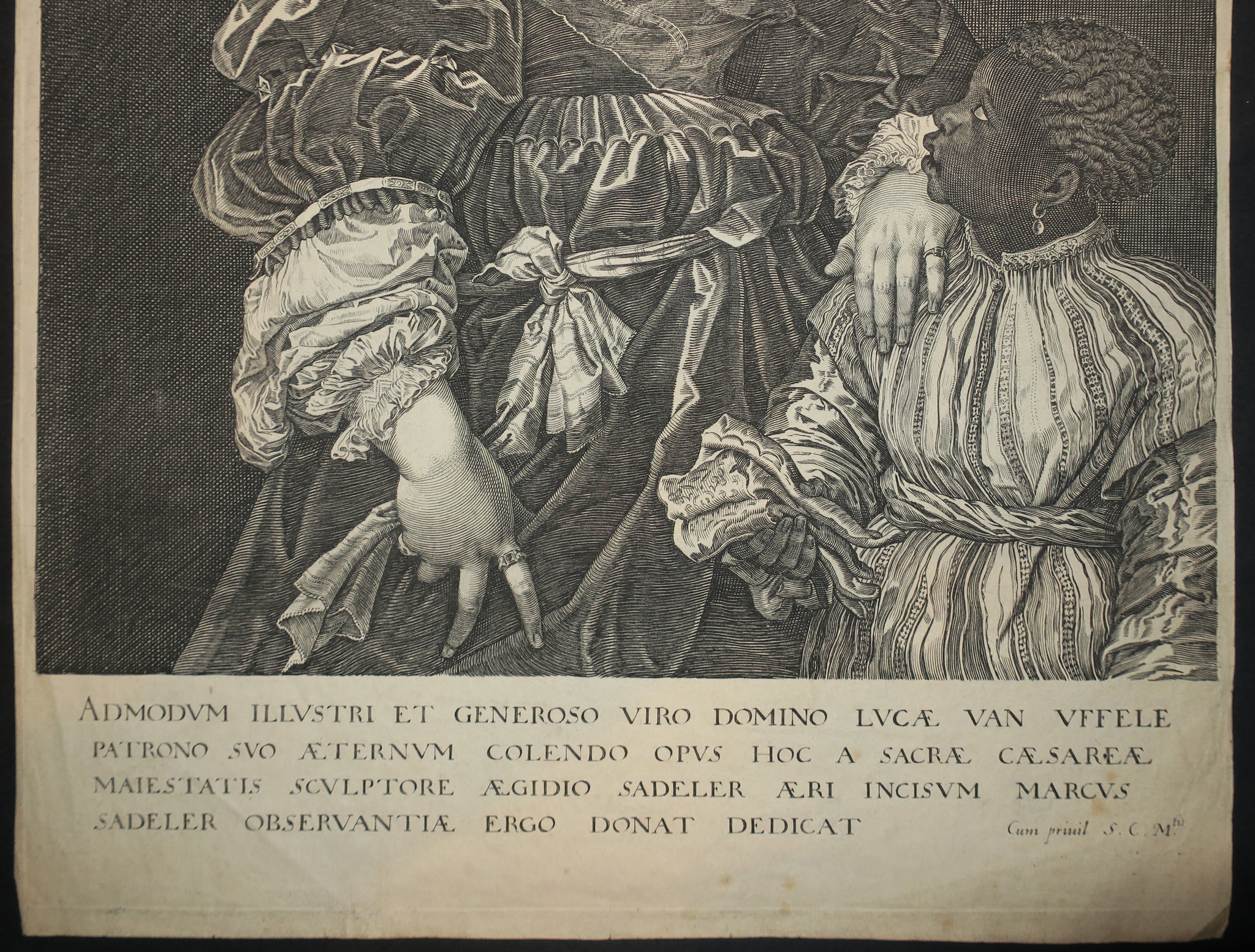 Le bel esclave ou Laura de Dianti accompagnée d'un esclave.