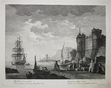 Charger l&#39;image dans la galerie, [Le port]. c.1790.
