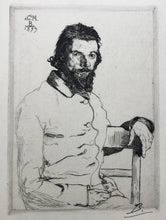 Charger l&#39;image dans la galerie, Portrait de Charles Meryon. 1853.
