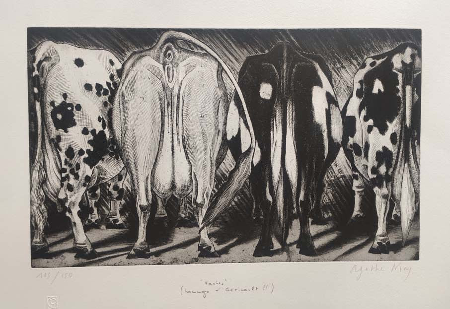 Vaches (hommages à Géricault!!). 1992