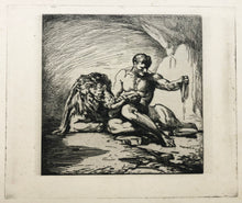 Charger l&#39;image dans la galerie, [Androclès et son lion].
