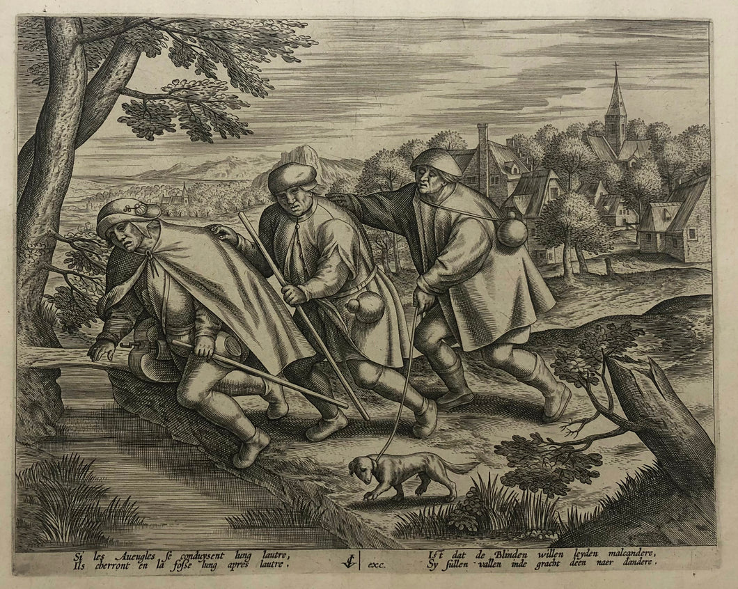 L'Aveugle conduisant les Aveugles. 1643.