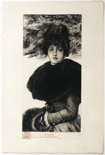 Charger l&#39;image dans la galerie, L&#39;hiver ou Promenade dans la neige.  1880.
