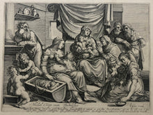 Charger l&#39;image dans la galerie, La Sainte Famille (Quam beata Domus David ex gua..).  c.1600.
