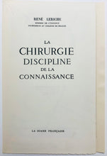 Charger l&#39;image dans la galerie, Portrait du Professeur Leriche. Frontispice pour &quot;La chirurgie discipline de la connaissance&quot; de René Leriche. 1949.
