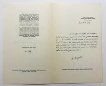 Charger l&#39;image dans la galerie, Portrait du Professeur Leriche. Frontispice pour &quot;La chirurgie discipline de la connaissance&quot; de René Leriche. 1949.
