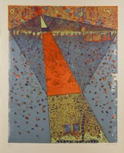 Charger l&#39;image dans la galerie, [Pyramide bleue, rouge et verte]. 1986.
