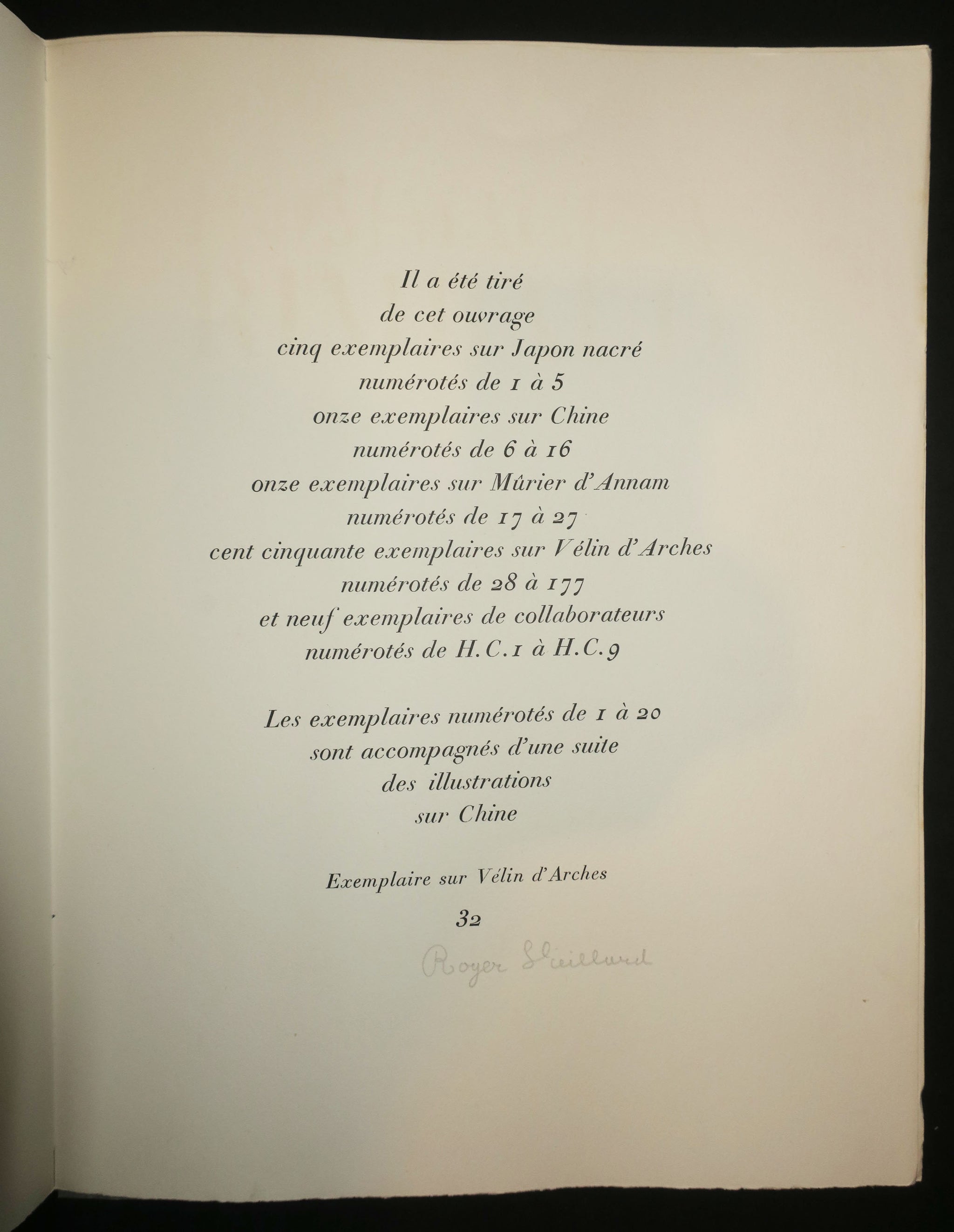 Hommage à Rimbaud, 1945.