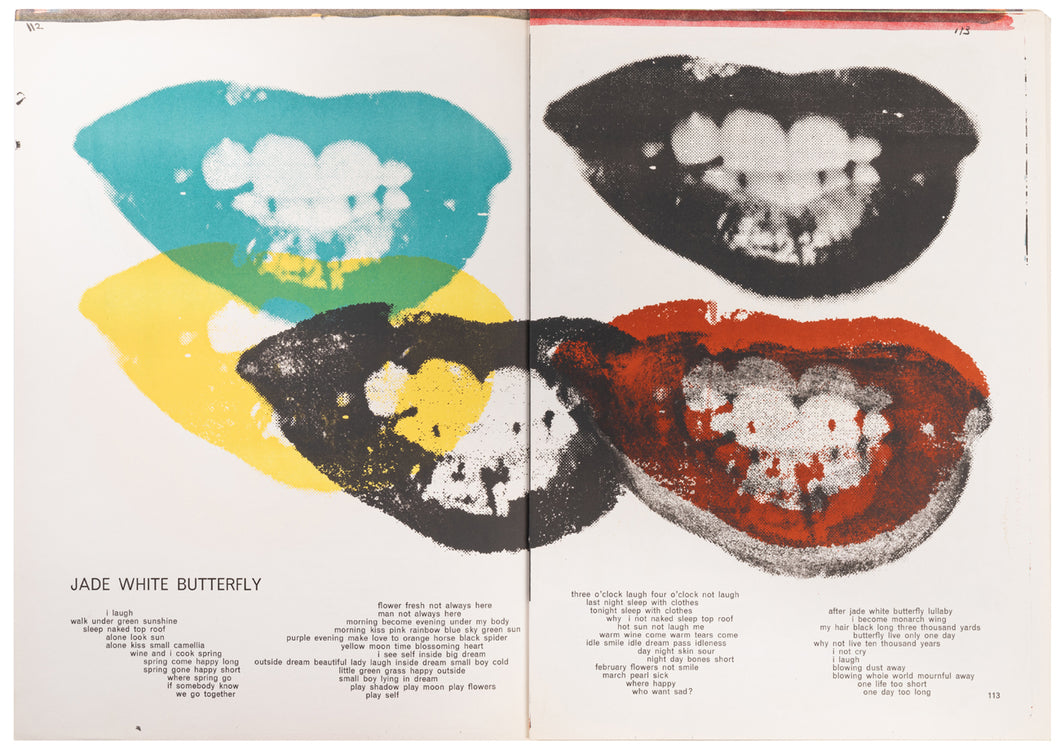 [Marilyn’s lips]. 1964.