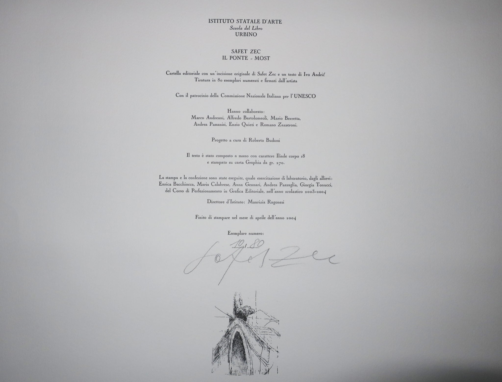 Il Ponte Most, 2003-2004.