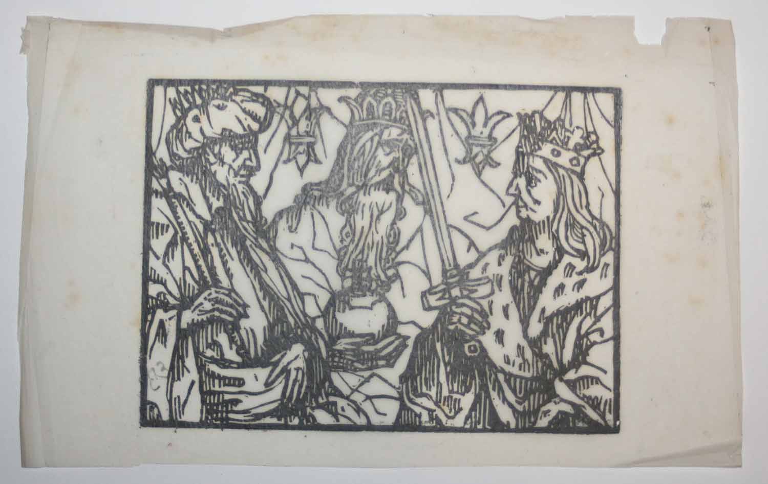 [Charlemagne tenant une épée et une sphère]. Pour les 