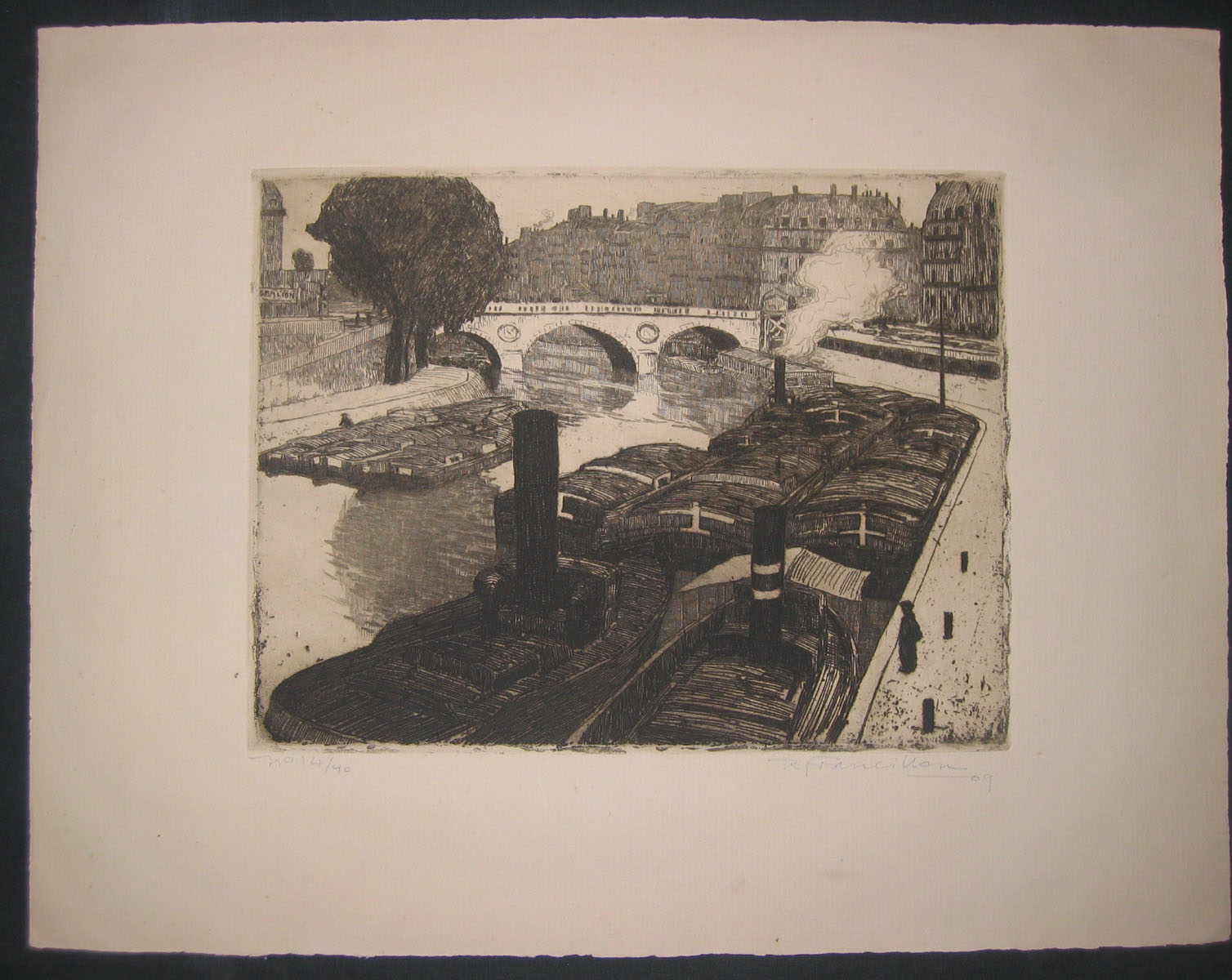 Les Quais de la Seine, à Paris. 