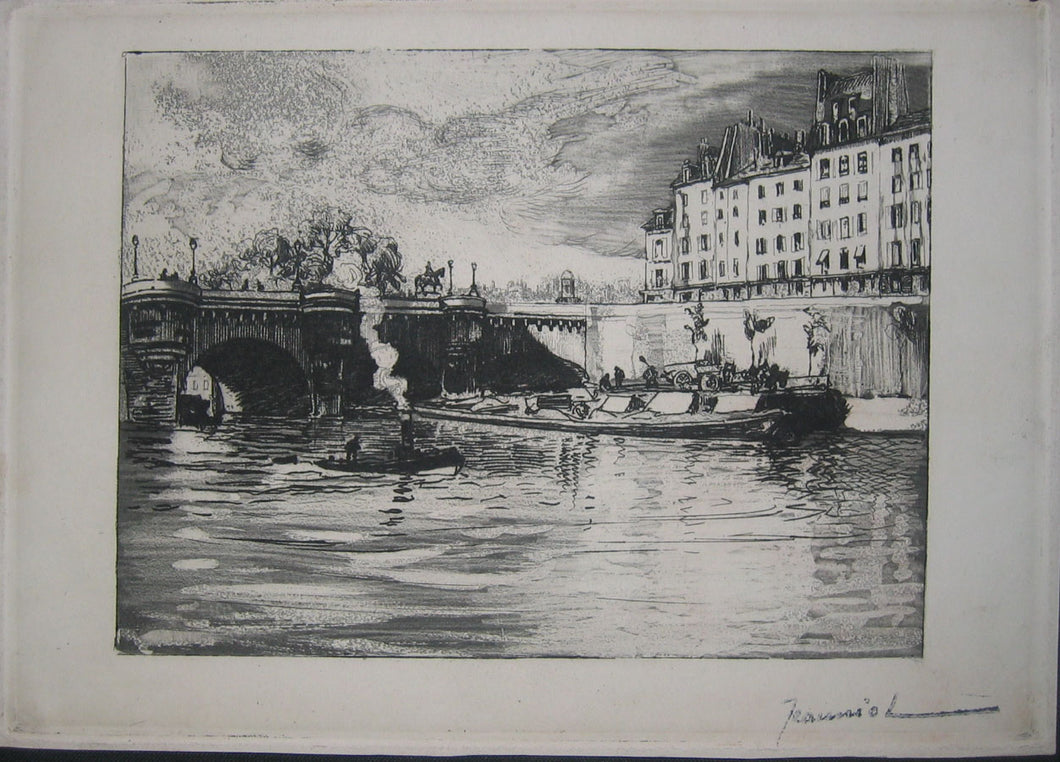 La Seine à Paris.