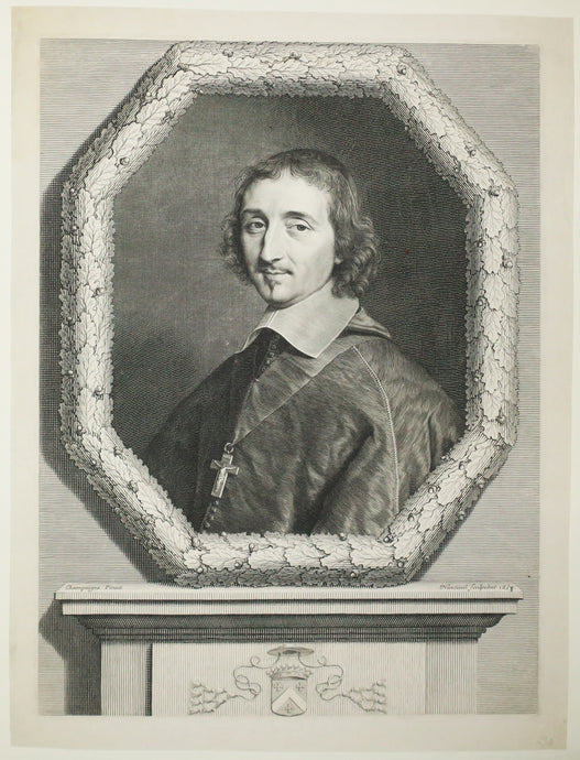 Portrait de Ferdinand de Neufville, Evêque de Chartres. 