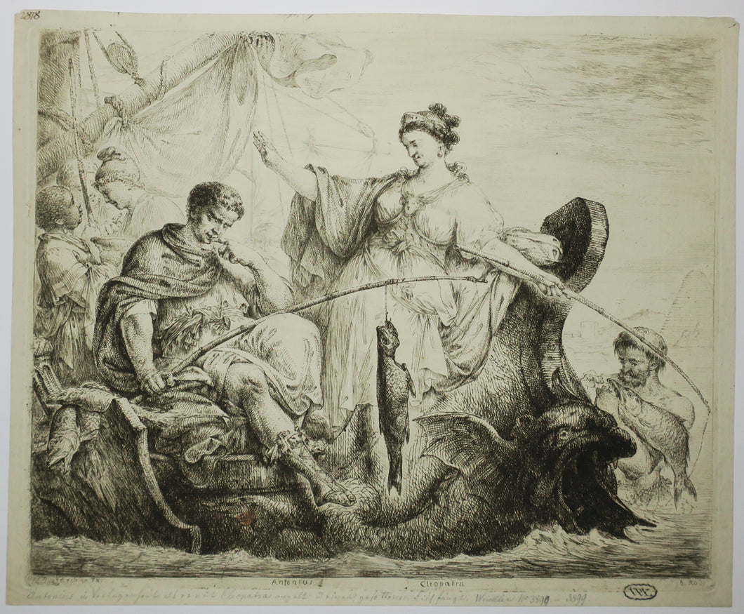 La pêche d'Antoine et Cléopâtre. 