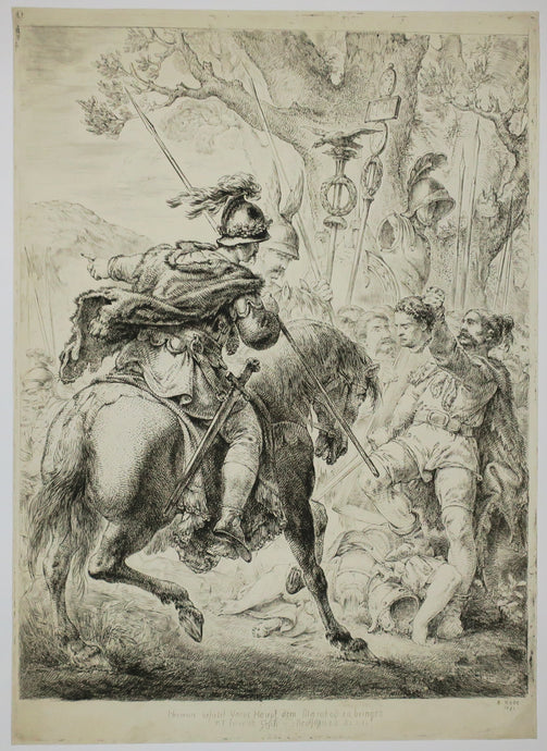 Arminius envoyant la tête de Varus à Marbode. 