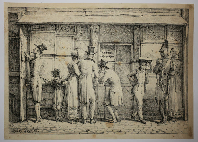 Imprimerie lithographique de F. Delpech ou La boutique de Delpech.