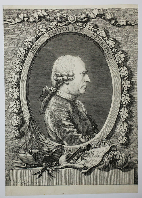Portrait de Jean Rodolphe Perronet, Architecte et Ingénieur (1708†1794). 