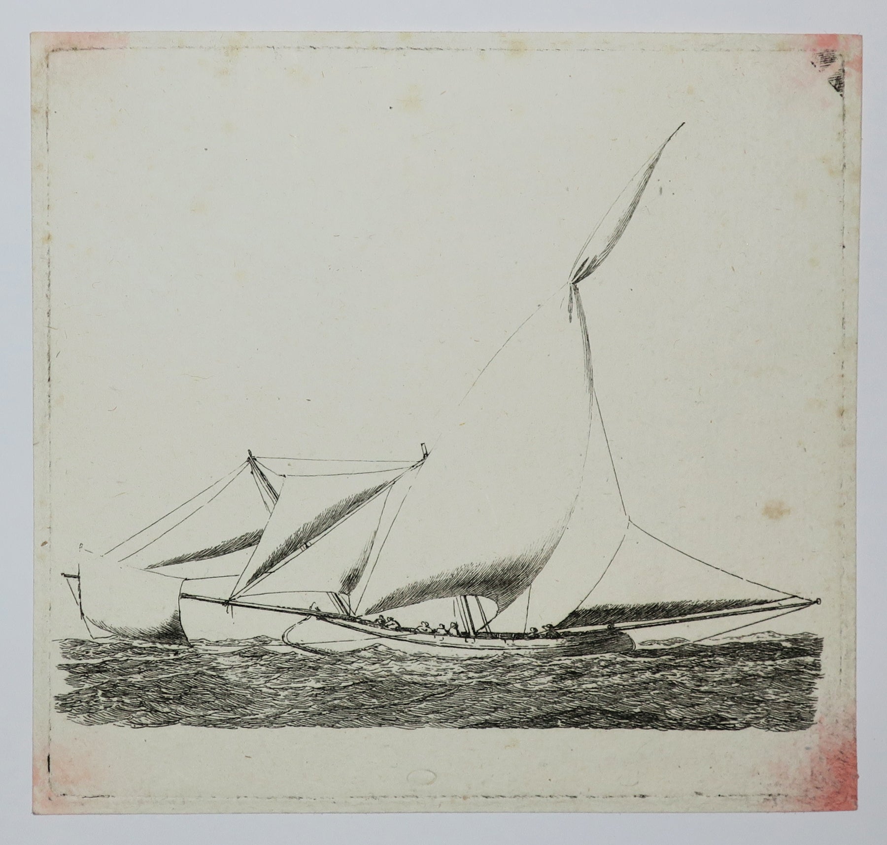 [Navire à trois voiles].