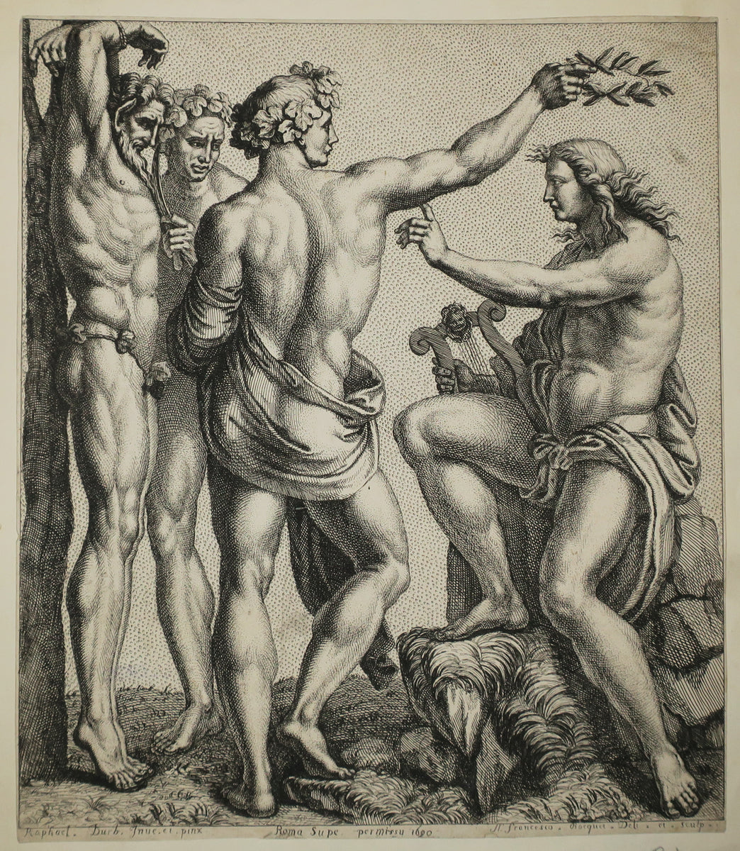 Apollon et Marsyas. 