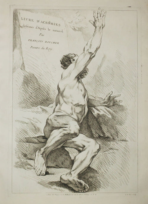 Livre d'Académies dessinées d'après le naturel par François Boucher, Peintre du Roy.